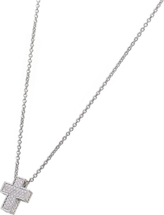 Actual product image Chiara Ferragni Croci necklace (Brass, 38 - 45 cm)