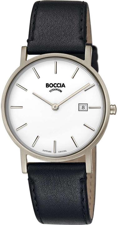Produktbild Boccia 3637-02 Herrenuhr Titanium 37mm 5ATM (Analoguhr, 37 mm)