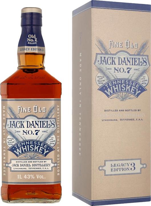 Immagine prodotto Jack Daniel's Eredità n. 3 + GB 43% Vol. 1l (Whisky del Tennessee)