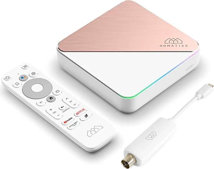 Produktbild Homatics Android TV Box R 4K Plus WiFi 4GB RAM/32GB ROM + DVB-T2 H.265 Decoder