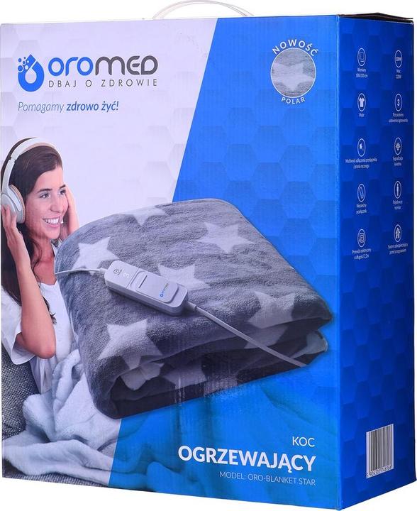Produktbild ORO Oro-Blanket Star Heizdecke (180 x 130 cm)