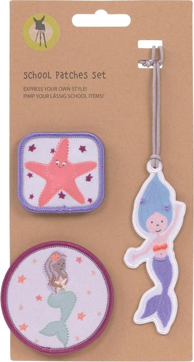 Lässig Badges und Aufhänger Meerjungfrau 3-teilig (Zusätzliche Polsterung)