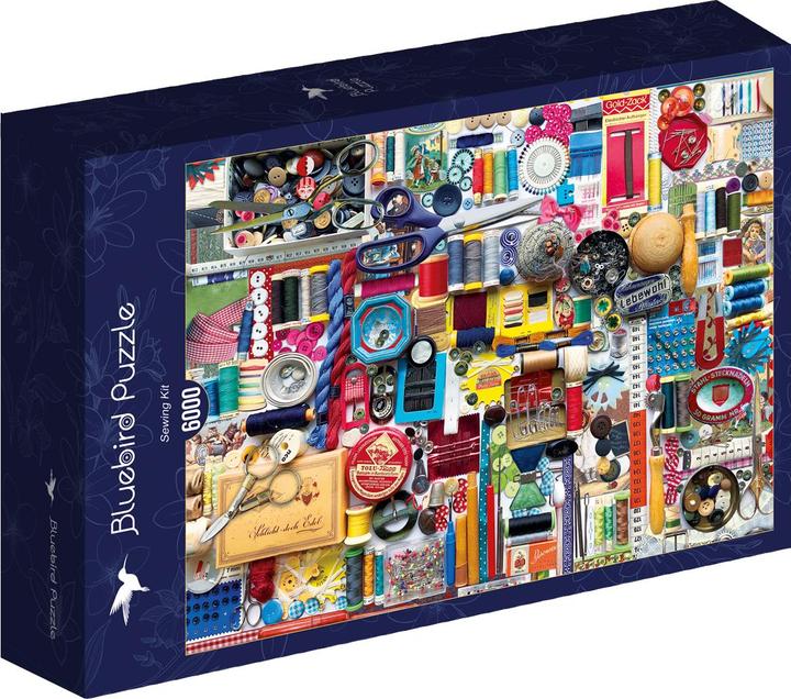Actual product image Bluebird Puzzle 6000 pieces Sewing Kit (6000 pieces)