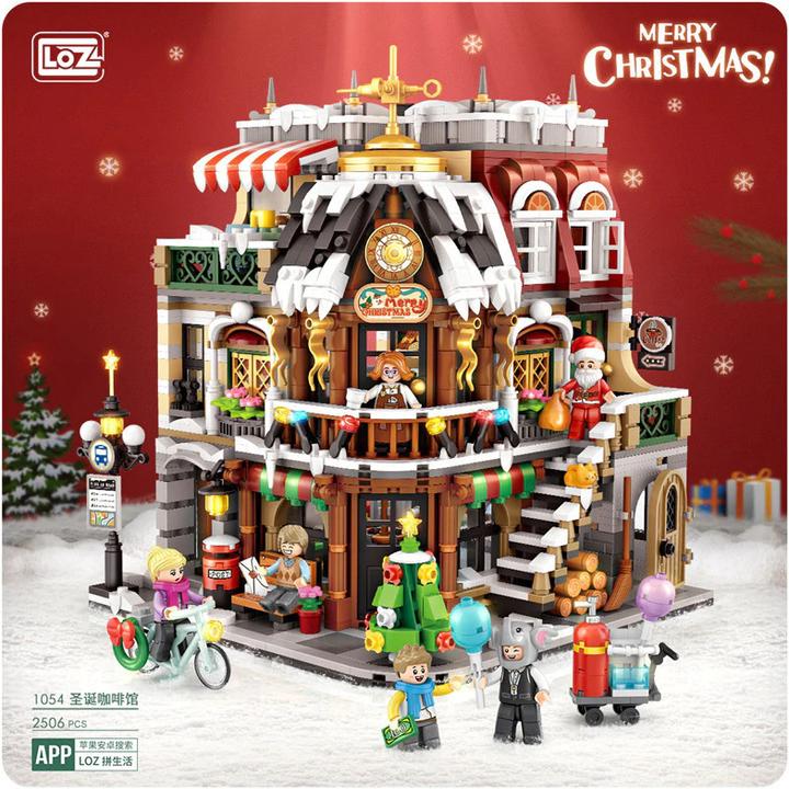 Actual product image LOZ Christmas Cafe