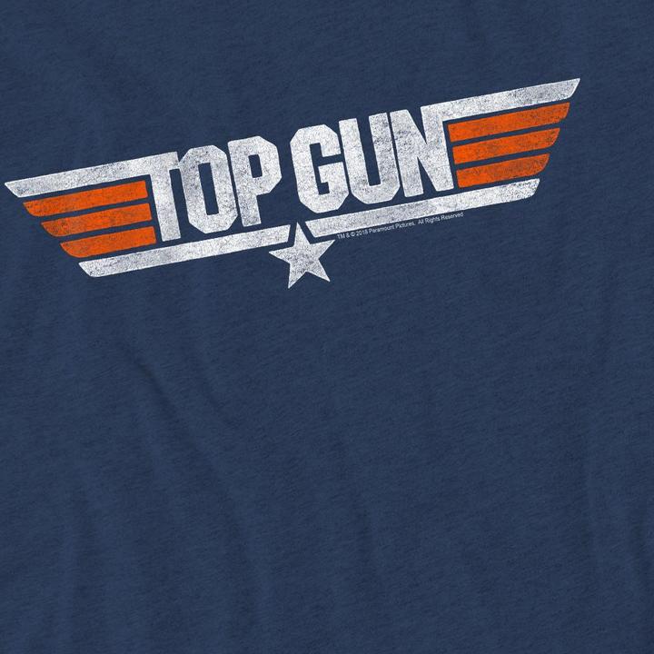 Immagine prodotto Top Gun Maglietta Logo Effetto Invecchiato Adulto Unisex (L)