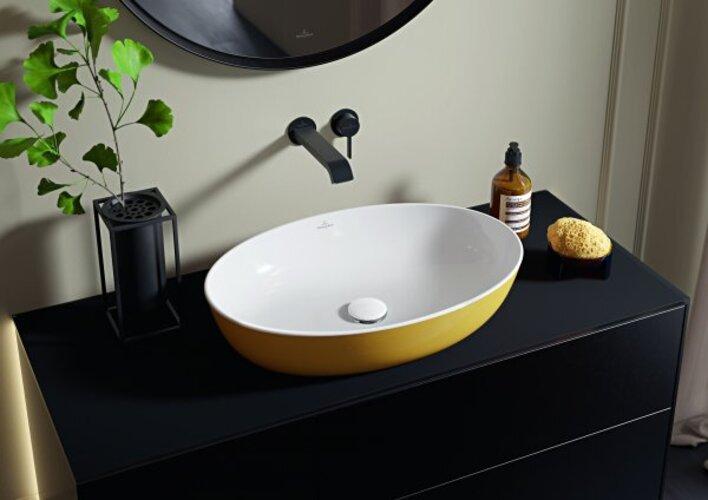 Actual product image Villeroy & Boch Countertop washbasin Artis 61 cm oval white 41986101 (410 mm, 610 mm)