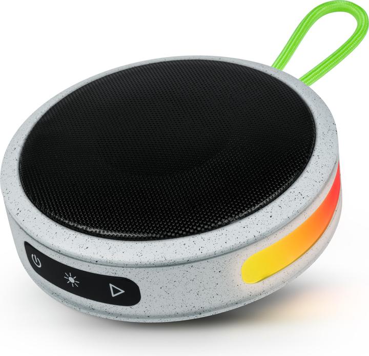 Produktbild Bigben PARTY Nano Wireless Luminous Speaker - grey (3 h, Ohne externe Stromquelle)