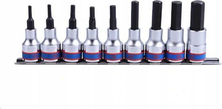 King Tony – 9pc 1/2 Hex Bit Socket Set 80 mm