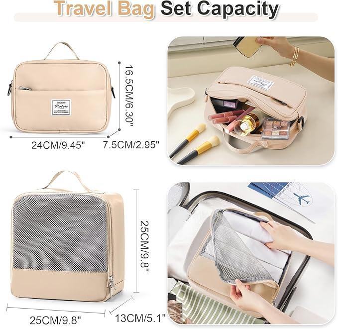Produktbild Only-Bags.Store 3pcs Reisen mit einem grossen Carry-on Tasche, eine Sport-Tasche, und eine wasserdichte Gepäck