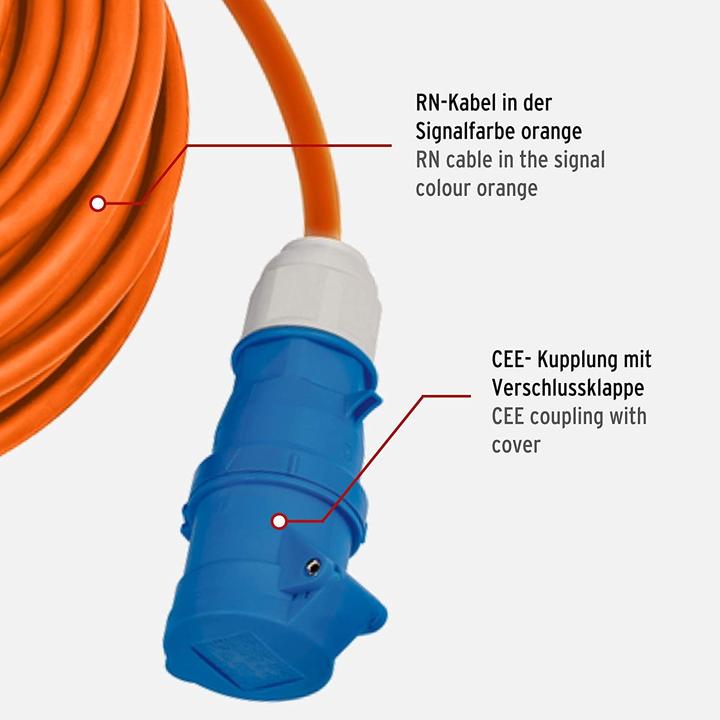 Actual product image Brennenstuhl Camping extension cable (25 m, CEE)