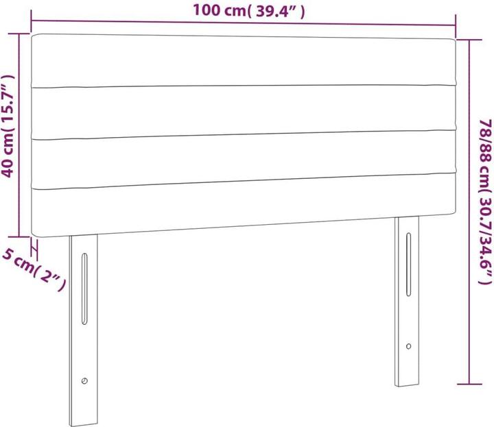 Image du produit VidaXL Daria (100 x 5 x 88 cm)