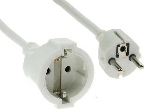 Actual product image InLine Protective contact extension ST / BU (5 m, CEE 7/7)