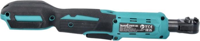 Produktbild Makita DWR 180 RF Akku Ratschenschrauber 18 V 47,5 Nm 1/4" 3/8" + 2x Akku 3,0 Ah + Ladegerät (1/4", 3/8")