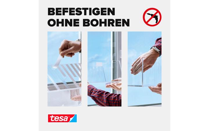 Produktbild tesa Powerbond TRANSPARENT doppelseitiges Montageband (19 mm)