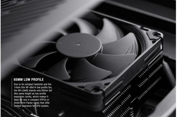 Actual product image Noctua NH-L9x65 chromax.black (65 mm)
