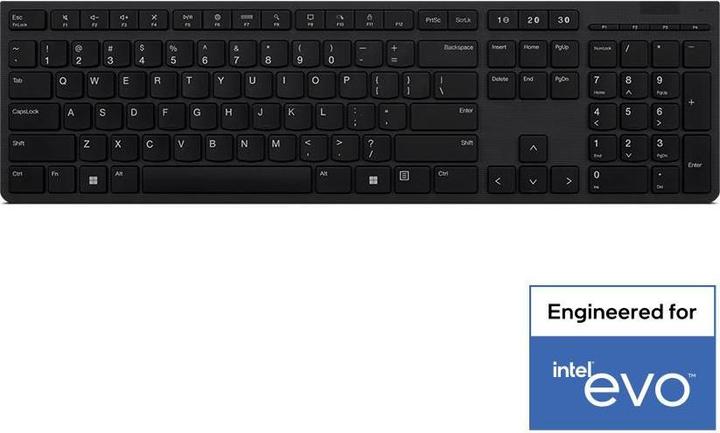 Image du produit Lenovo Professional - Clavier - Bluetooth, 2.4 GHz (US, Sans fil)