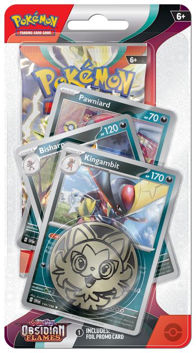 Pokémon JCC - Écarlate et Violet - Pack d'accès Premium Blister Flammes Obsidiennes Courrousinge ou (Anglais, Blister Pack)