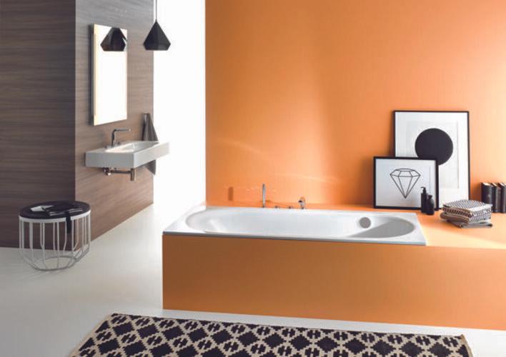 Produktbild Bette Comodo Badewanne, 170 x 80 cm, 1643-, seitlicher Überlauf hinten (155 l, 170 cm, 80 cm)