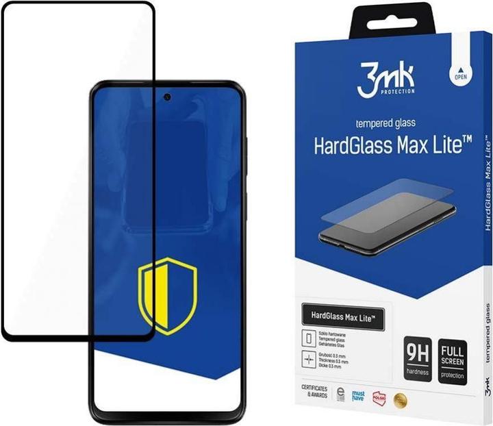 Produktbild 3MK HardGlass Max Lite Motorola Moto G13 / G23 czarny/black Fullscreen Glass Lite (1 Stück, Motorola Moto G23, Motorola Moto G13)