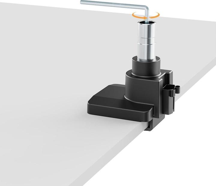 Image du produit Maclean MC-968 Support d'écran à double bras avec ressort à gaz 17-57 pouces 27kg (Tables, 57.01")
