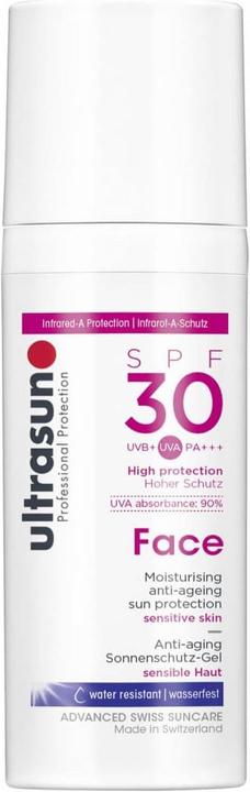 Ultrasun Face (Sonnencreme Gesicht, SPF 30, 50 ml, 90 g)