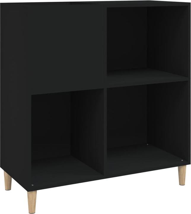 Immagine prodotto VidaXL Plattenschrank Schwarz 84,5x38x89 cm Holzwerkstoff