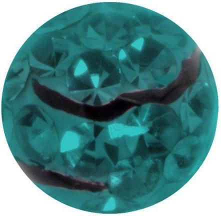 Image du produit Bijouteria Embout de piercing (Acier chirurgical 316L, Résine époxy, Cristallin)
