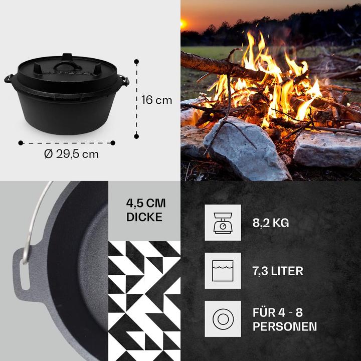 Image du produit ToCis Big BBQ Big BBQ Dutch Oven Set Guernsey