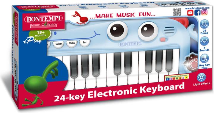 Actual product image Bontempi 24-key keyboard. (Multilingual)