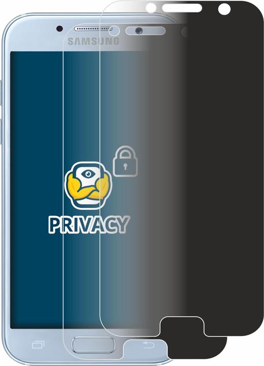 Productafbeelding BROTECT Anti-spionnetje privacyfolie Beschermfolie tegen blauw licht (2 Stuk, Samsung Galaxy A5 (2017))