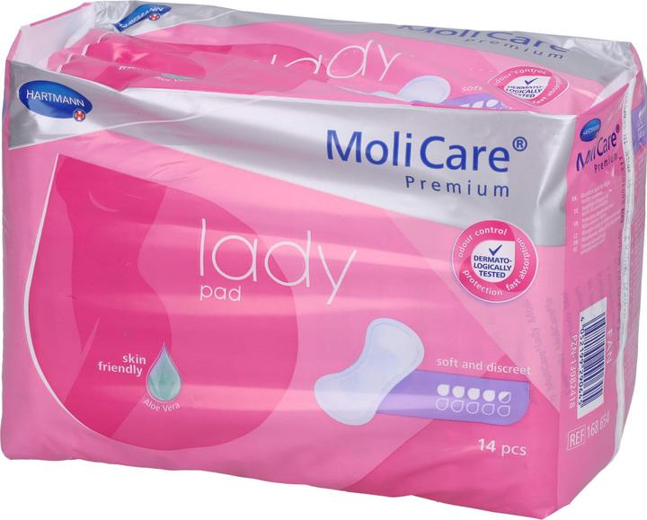 Produktbild MoliCare Lady Pad 4.5 Inkontinenz Einlage (14 x, XL, Large)