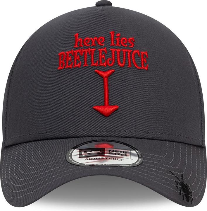 Actual product image New Era A-Frame Snapback Cap - HERE Beetlejuice charcoal (One size)