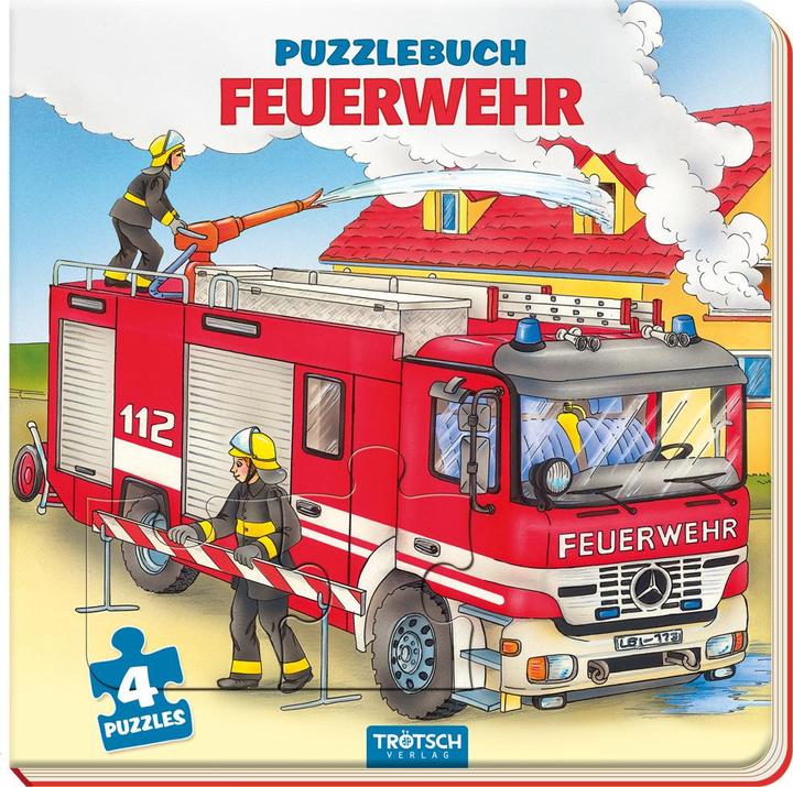 Image du produit Livre-puzzle des pompiers (10 pièces)