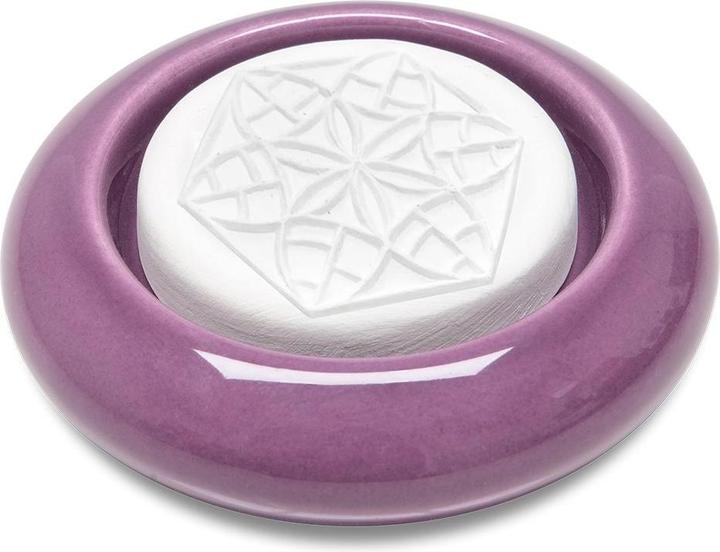 Produktbild Taoasis Duftstein Blüte mit Teller lila