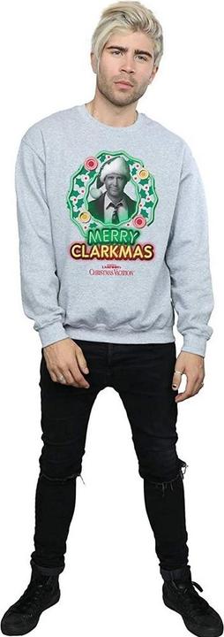 Produktbild National Lampoon´s Vacation Graustufen Clarkmas WeihnachtsSweatshirt (M)
