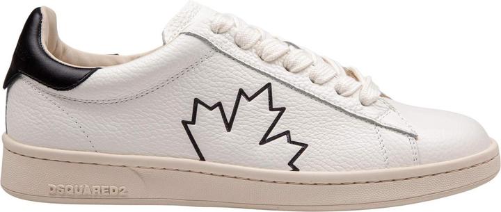 Produktbild Dsquared2 boxer sneakers in leather color black and white (42)