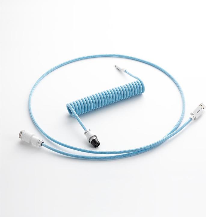 Immagine prodotto CableMod Cavo per tastiera a spirale Pro da USB-C a USB tipo A, Blueberry Cheesecake (1.50 m, USB 2.0)