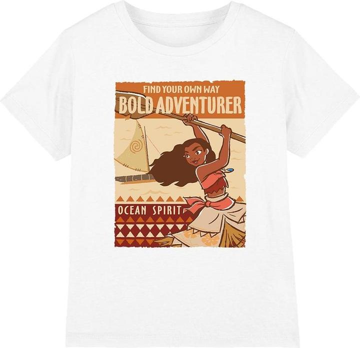 Actual product image Moana Childrens/Kids Bold Adventurer T-Shirt (128)