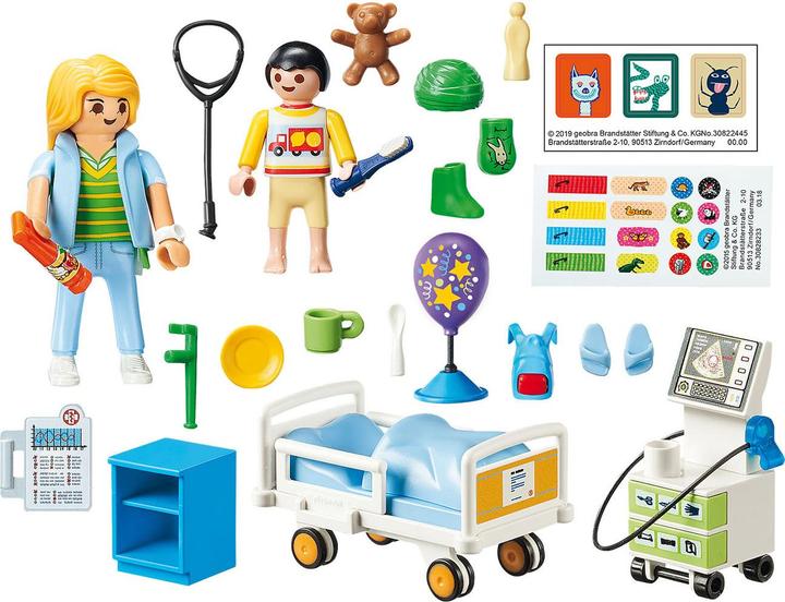 Produktbild Playmobil Kinderkrankenzimmer (70192, Playmobil City Life)