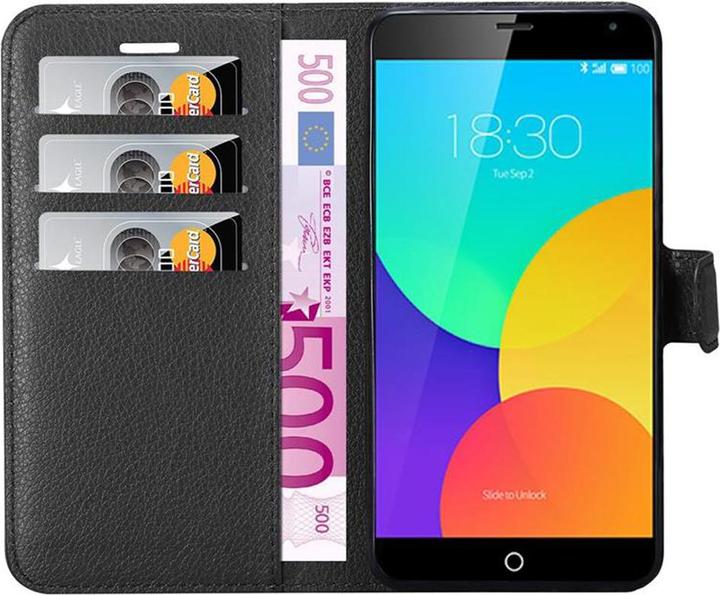 Actual product image Cadorabo Book with stand function cover (Meizu MX4)