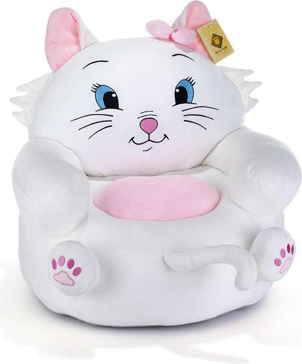 Produktbild Plush & Company Kleiner Sessel Weisser Katze