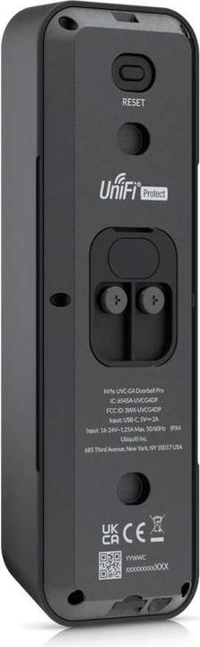 Actual product image Ubiquiti UVC-G4 Doorbell Pro (Wi-Fi)