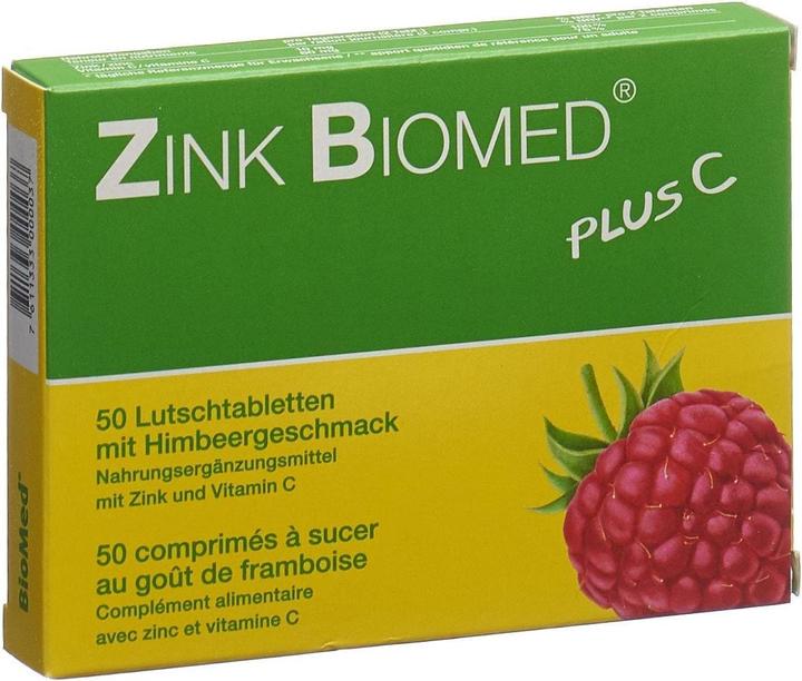 Produktbild Biomed Zink plus C (50 Stück, Tabletten, 39 g)