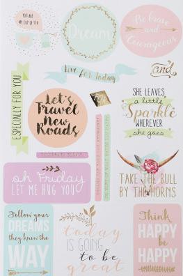 Produktbild I Am Creative Stickerbuch