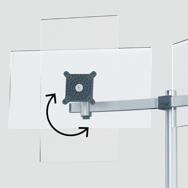 Produktbild Durable Monitorhalterung für 1 Monitor und 1 Tablet (Tisch, 34.02")