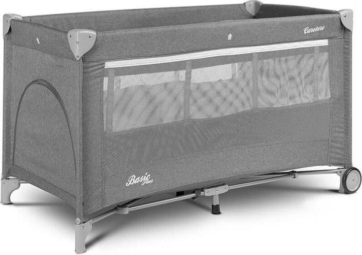Caretero Travel Cot Basic Plus Grey