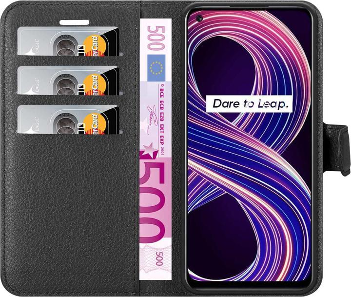 Produktbild Cadorabo Book Stand Hülle für Realme 8 5G / V13 / Q3 / Q3i / Narzo 30 5G (Realme Narzo 30 5G, Realme V13, Realme Q3i 5G)