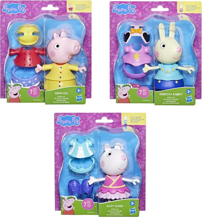 Actual product image Hasbro Peppa Pig Peppa And Friends Dress Up Ast