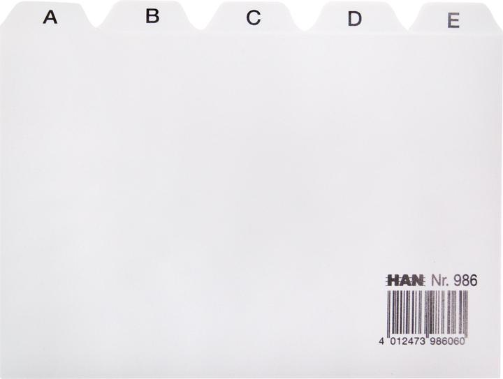 Han Karteiregister A-Z (A6)