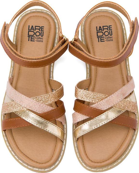 Image du produit La Redoute Collections Sandales tressées avec lanières velcro (34)